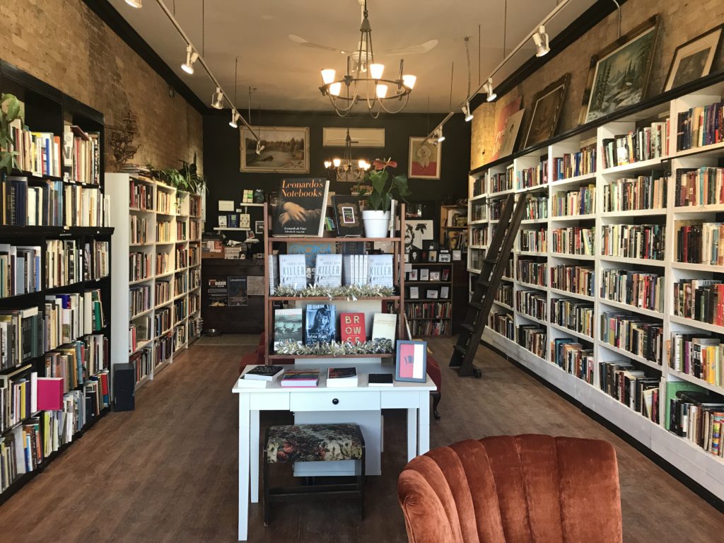 Brown and Dickson bookshop inside